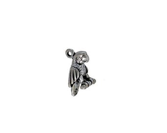 Parrot Charm Sterling Silver | Made in USA
