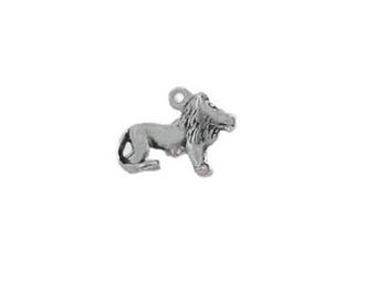 Löwe Anhänger Sterling Silber | Astrologie Schmuck | Sternzeichen Schmuck | Hergestellt in den USA