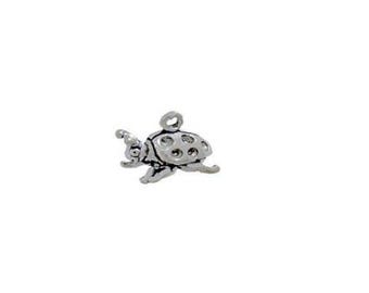 Marienkäfer Anhänger Sterlingsilber | Gartenschmuck | Insekt Schmuck