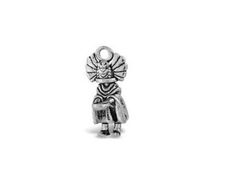 Dijes Kachina, Madre Cuervo Kachina en Plata Esterlina, Joyería Única y Simbólica del Suroeste, Joyería del Suroeste
