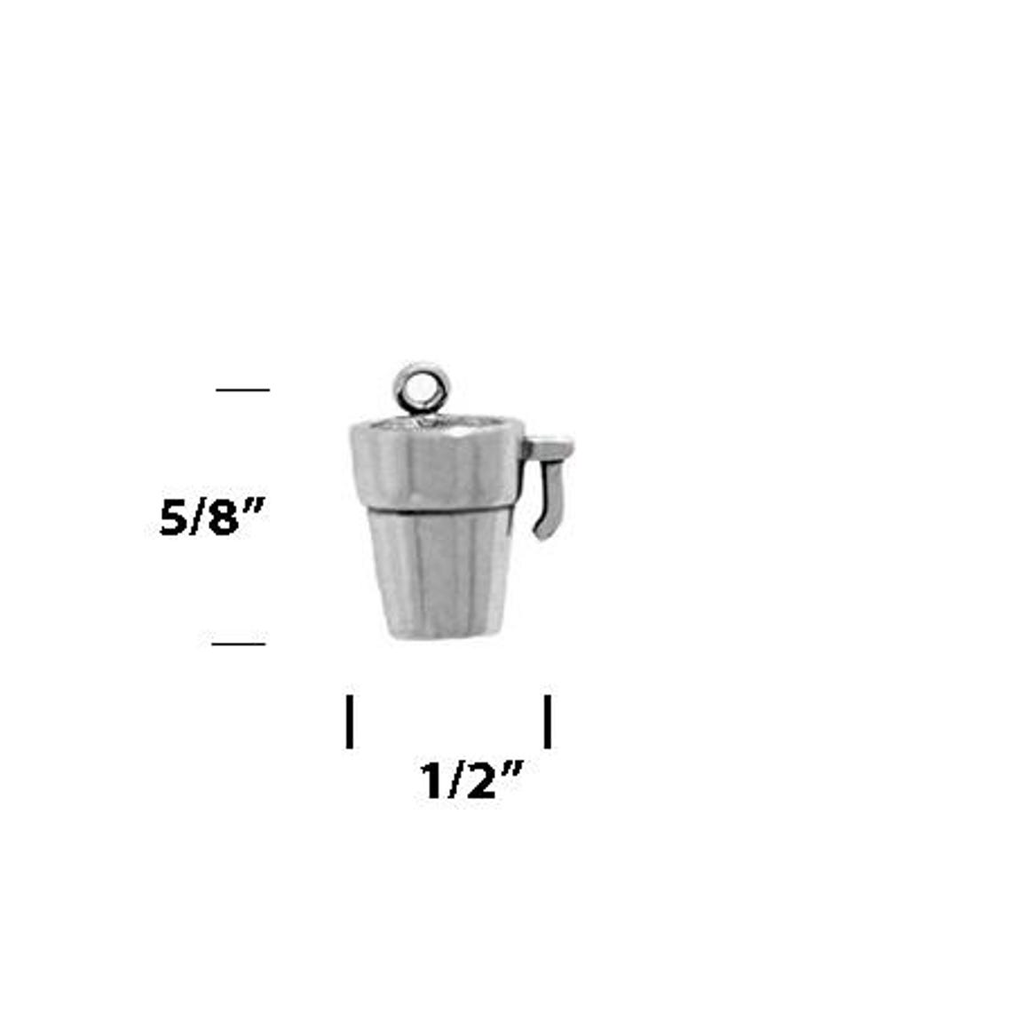 Travel Mug Charm Sterling Silver | Coffee Cup Charm | Made in USA - Etsy