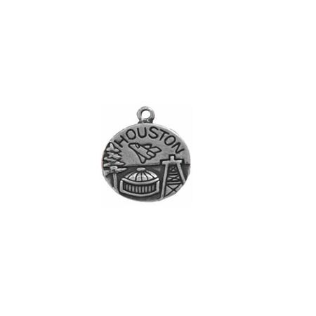 Houston Charm Sterling Silver, Space City Charm, Houston Jewelry | Texas Jewelry