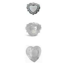 Heart Conchos Sterling Silver | Concho Romance | Made in USA