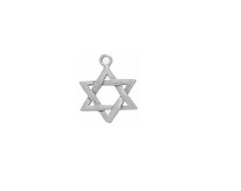 Star of David Charm Sterling Silver | Judaica Jewelry | Made in USA