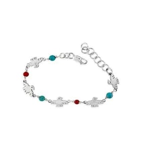 Thunderbird Silver Link Bracelet - Etsy