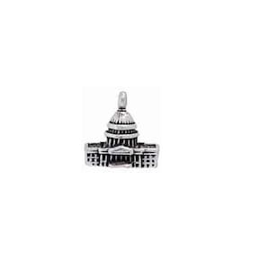 Capitol Building Charm Sterling Silver | State Jewelry | Made in USA