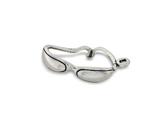 Sunglasses Charm Sterling Silver | Beach Charm | Eye Glasses Jewelry