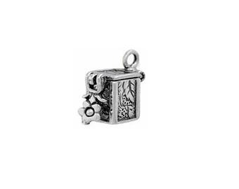 Prayer Box Charm Sterling Silver | Miniature | Made in USA