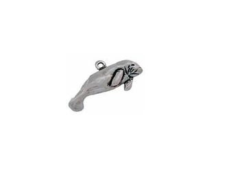 Manatee-bedels sterlingzilver | Gemaakt in de VS