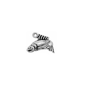 Dije de trucha, plata de ley, joyería de trucha, joyería de pesca