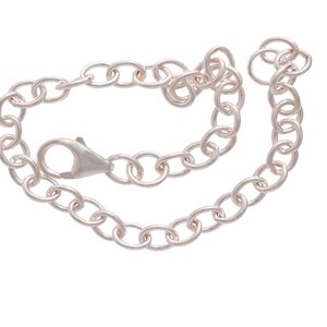 Bedelarmband sterlingzilver | Zilveren schakelarmband | Herdenkingsarmband