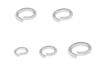 Sterling Silver Jump Rings 4mm | 5mm | 6mm| Made in USA