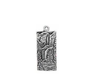 Yosemite Falls Charm Sterling Silver | National Park Charm | Yosemite Park Charm