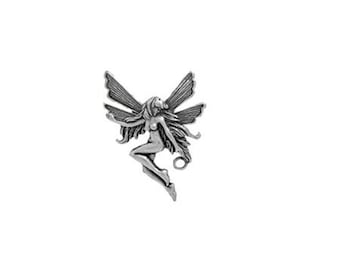 Pendentif Argent 925 Fée Rêveuse - Bijou Neuf Avec Étiquettes Cadeau