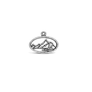 Grand Teton Anhänger Sterling Silber | Nationalpark Schmuck | Reise-Schmuck