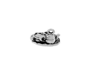 Tea Service Charm Sterling Silver | Afternoon Time | English Style Jewelry
