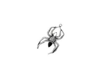 Spider Pendant Sterling Silver | Halloween Jewelry