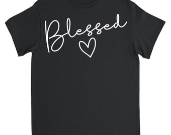 Maglietta benedetta per lei maglietta benedetta per regalo cristiano per regalo religioso per lei Maglietta