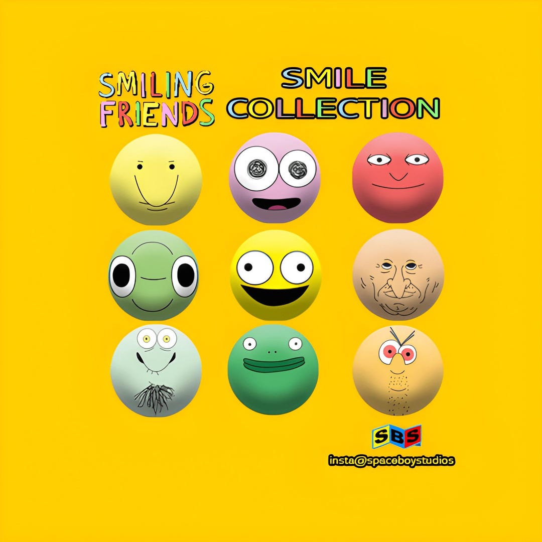 Smiling Friends Smile Collection - Etsy
