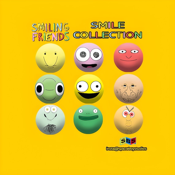Smiling Friends Smile Collection - Etsy