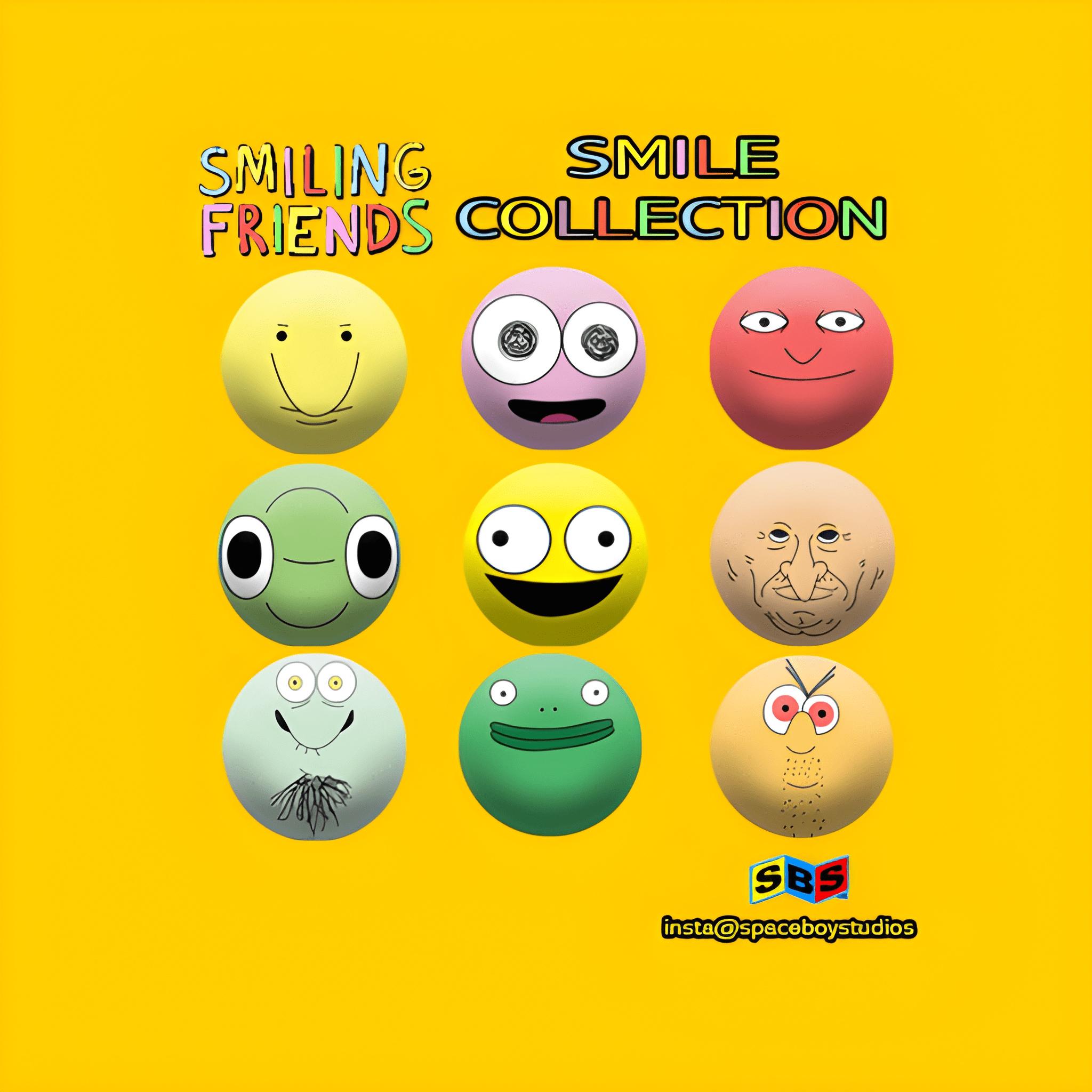 Smiling Friends Smile Collection - Etsy