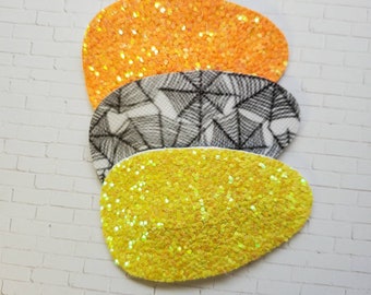 Snap Clip Set Glitter Snap Clip Candy Corn Hair Clip Halloween Snap Clips Pumpkin Hair Clip Halloween Hair Clips