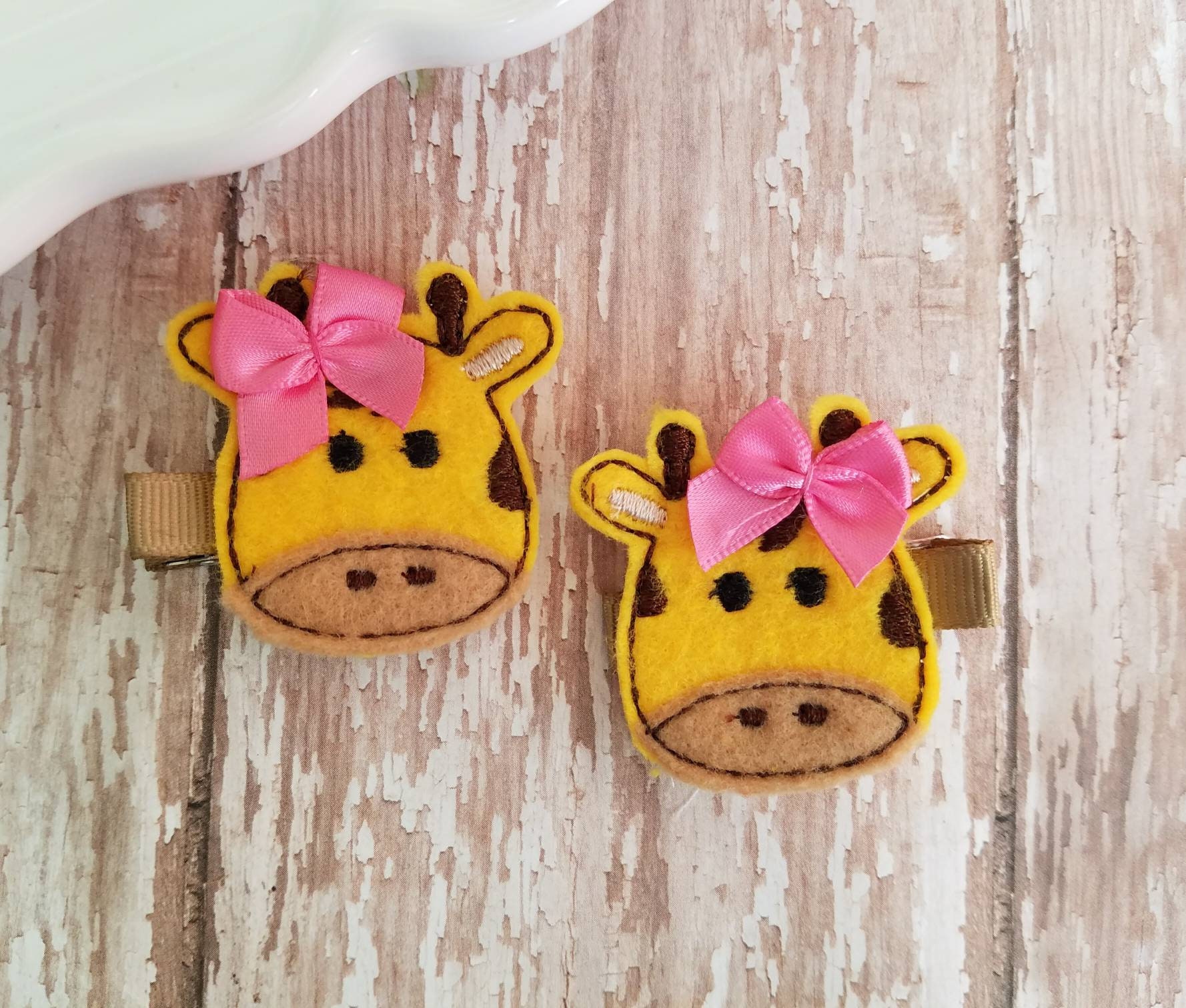 Giraffe Hair Accessories Giraffe Hair Clips Giraffe Hair Etsy