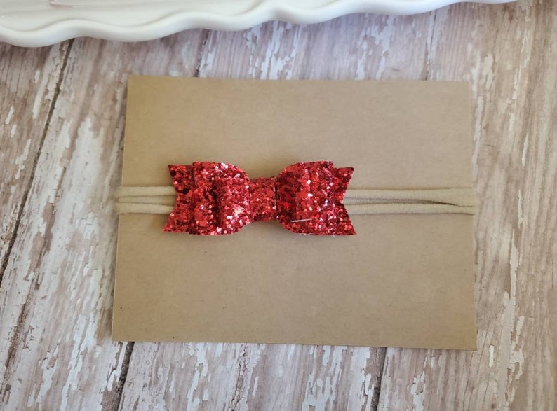 Pink Glitter Hair Clip Pink Hair Clip Pink Hair Bow Glitter Etsy