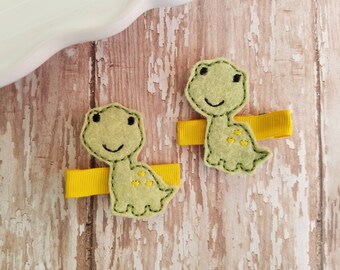 Dinosaur HairBow, Dinosaur Hair Clip, Dinosaur Hairclip, Hair Accessories, Hair Clips, Hair Clippies, Hair Bows, Hair Bow clips,  Barrettes