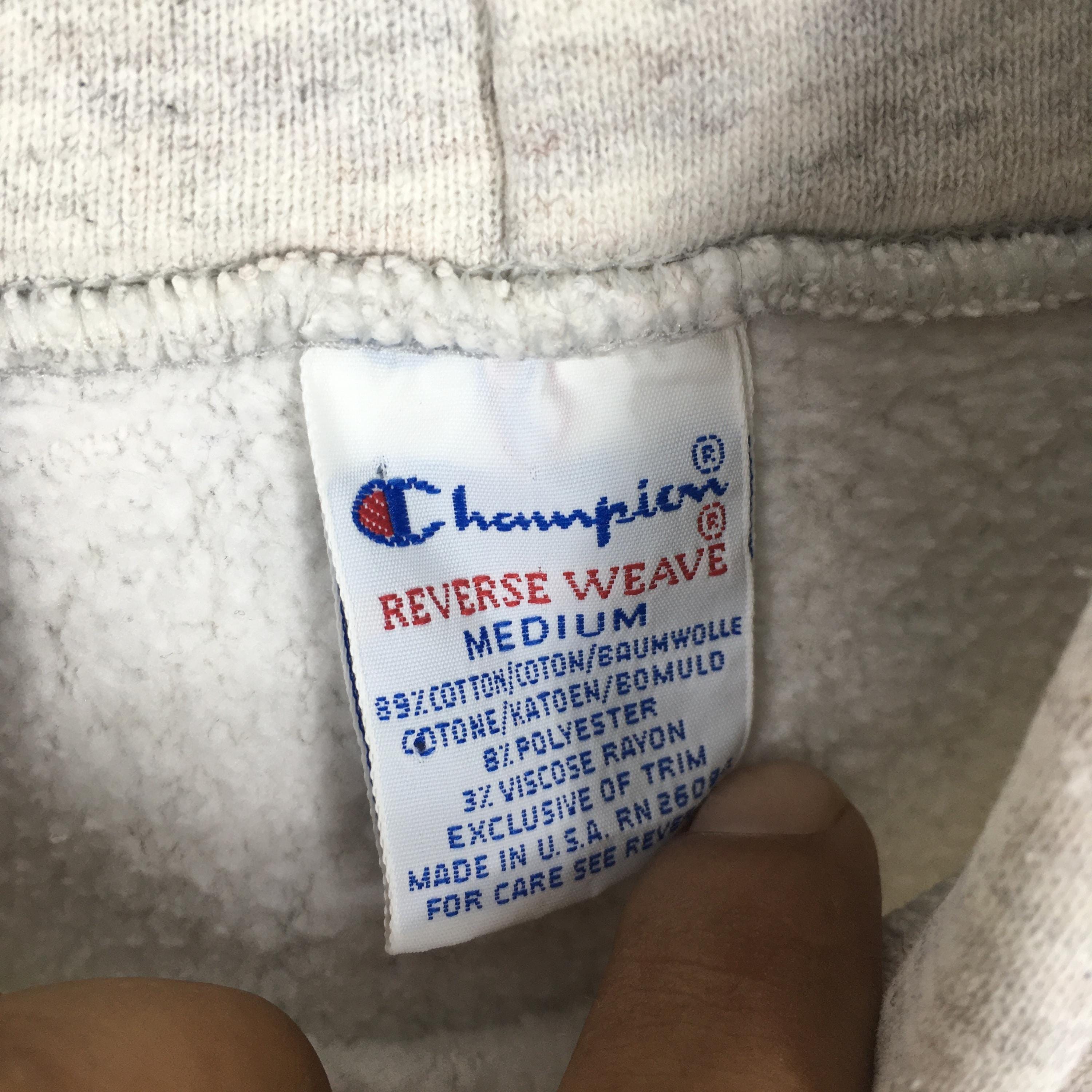 Vintage 80s Champion Reverse Weave Hoodie Sweatshirt Medium