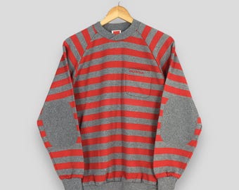 Vintage jaren 90 Honda door afdaling strepen Sweatshirt grote Honda Japan JDM auto ronde hals Mugen sport trui Mugen race trui maat L