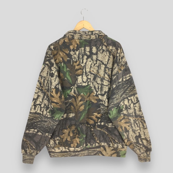 Vintage 90s Jerzees Outdoors Mossy Oak Camo Sweatshirt