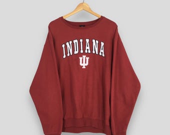 ヴィンテージ IU インディアナ大学スウェットシャツ 2XL インディアナ・フージャーズ セーター インディアナ刺繍入りジャンパー フージャーズ フットボール プルオーバー 2XL