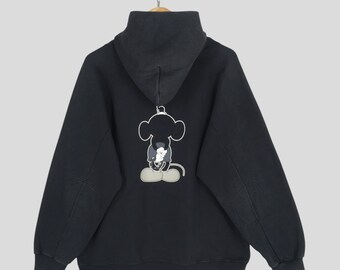 Vintage Number (n)ine Mickey Mouse Hoodie Sweatshirt Xlarge Number