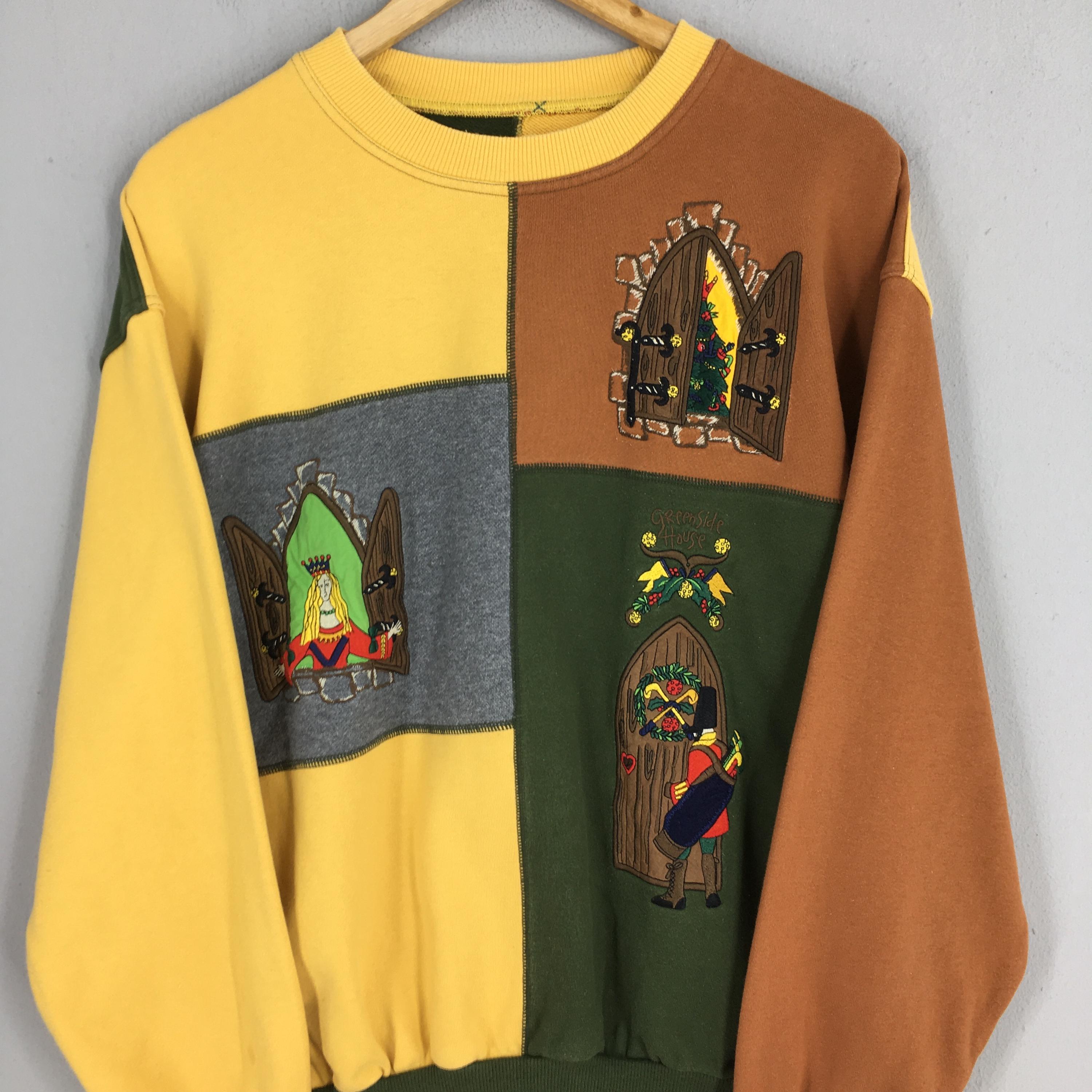 Vintage Jc De Castelbajac Multicolor Sweatshirt Large Jc