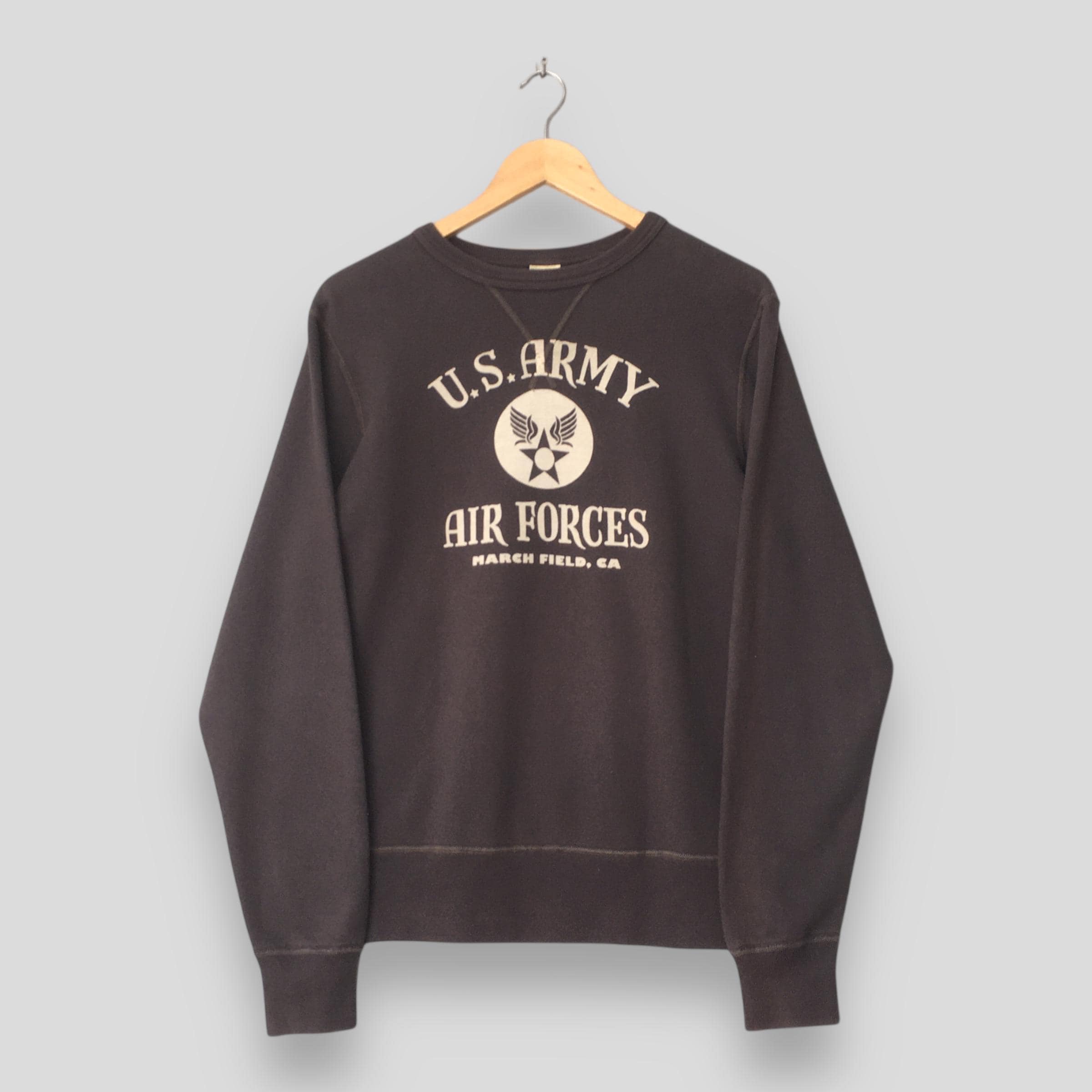 Vintage Buzz Rickson Air Force Sweatshirt Medium Us Army March