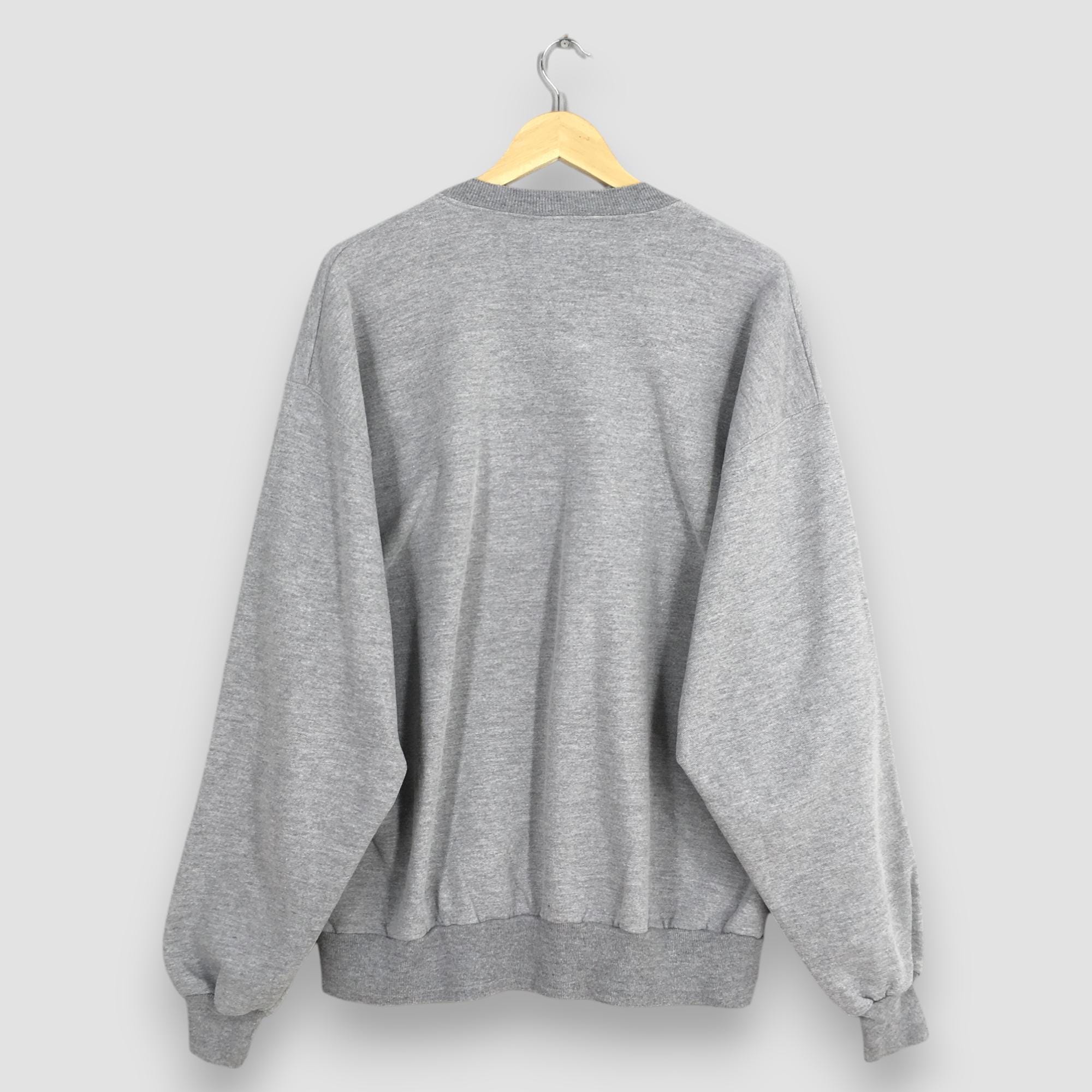 ヴィンテージ 90年代 スポーツ XXL イラスト入り グレー スウェット