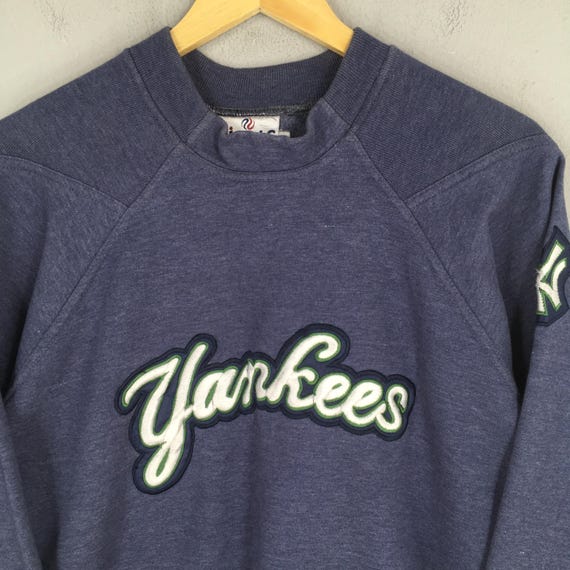 Vintage 90s New York Yankees MLB Blue Sweatshirt Xlarge Yankees