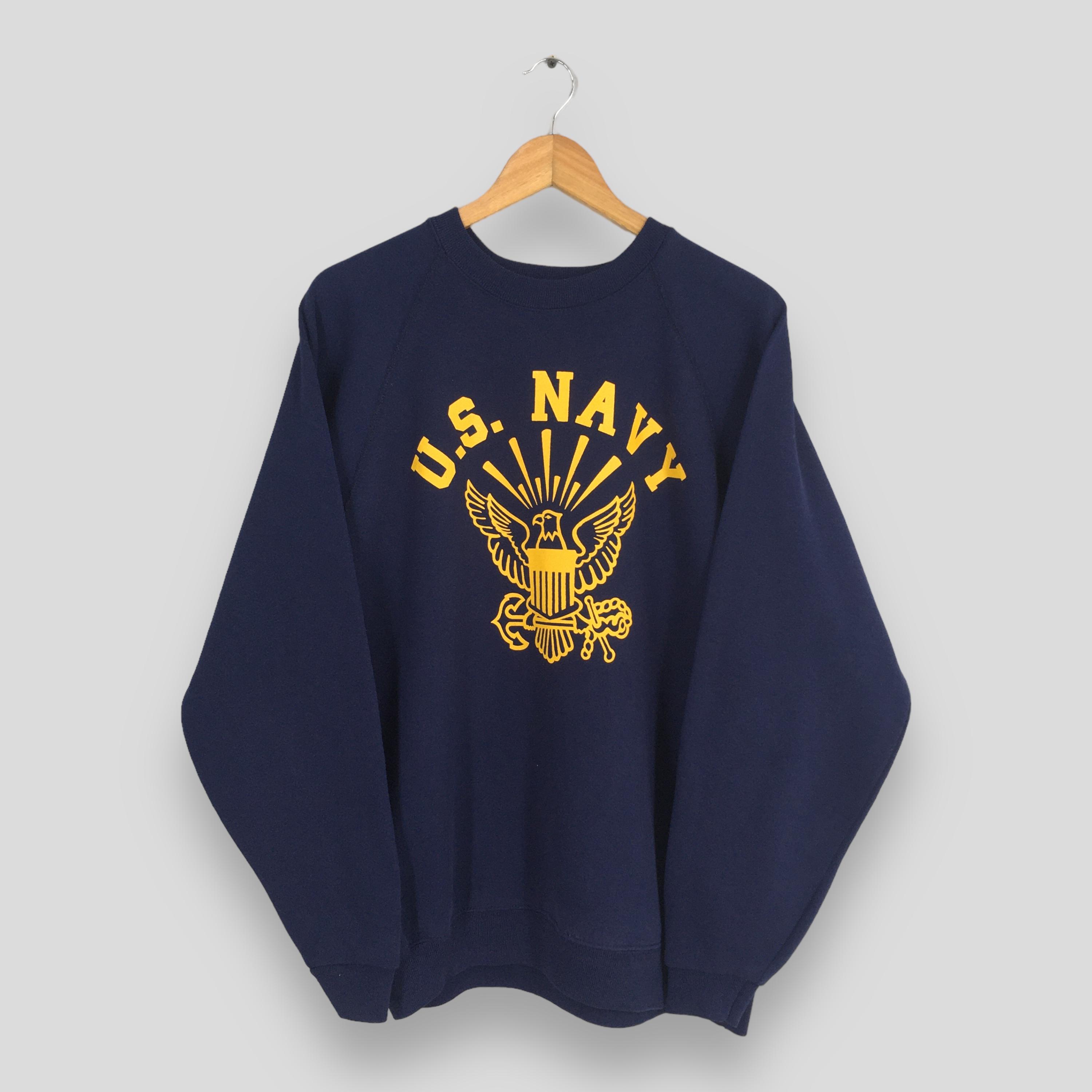 Vintage United States Navy Blue Sweatshirt Xlarge Usn Navy Vintage United States Navy Blue Sweatshirt Xlarge Usn Navy