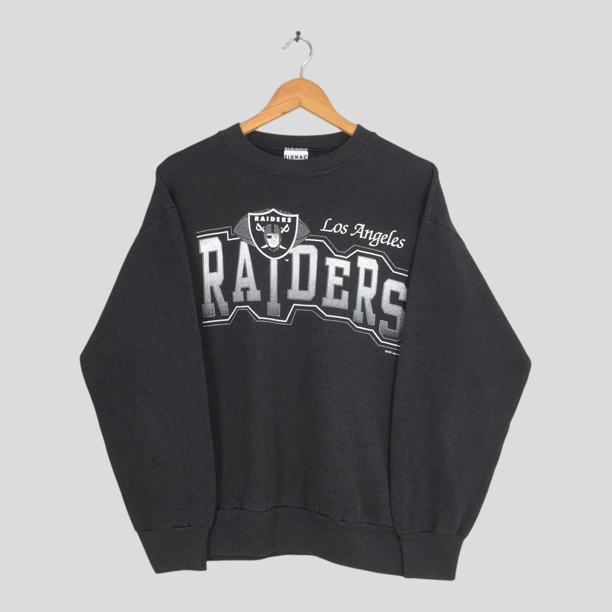【1991年製 LOGO7 LOS ANGELES RAIDERS スウェット】 NBA/NFL/NHL/MLB トレーナー スウェット 「ヴィンテージ古着」90's