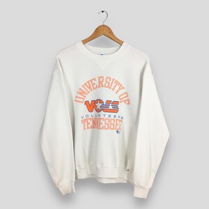 Vintage Tennessee Volunteers Vols Ncaa White Sweatshirt