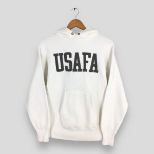 Vintage Buzz Rickson Usafa Air Force Hoodie Sweatshirt Medium Buzz Rickson Sportswear Pullover Buzz Rickson Usaf Spell Out Sweater Size M