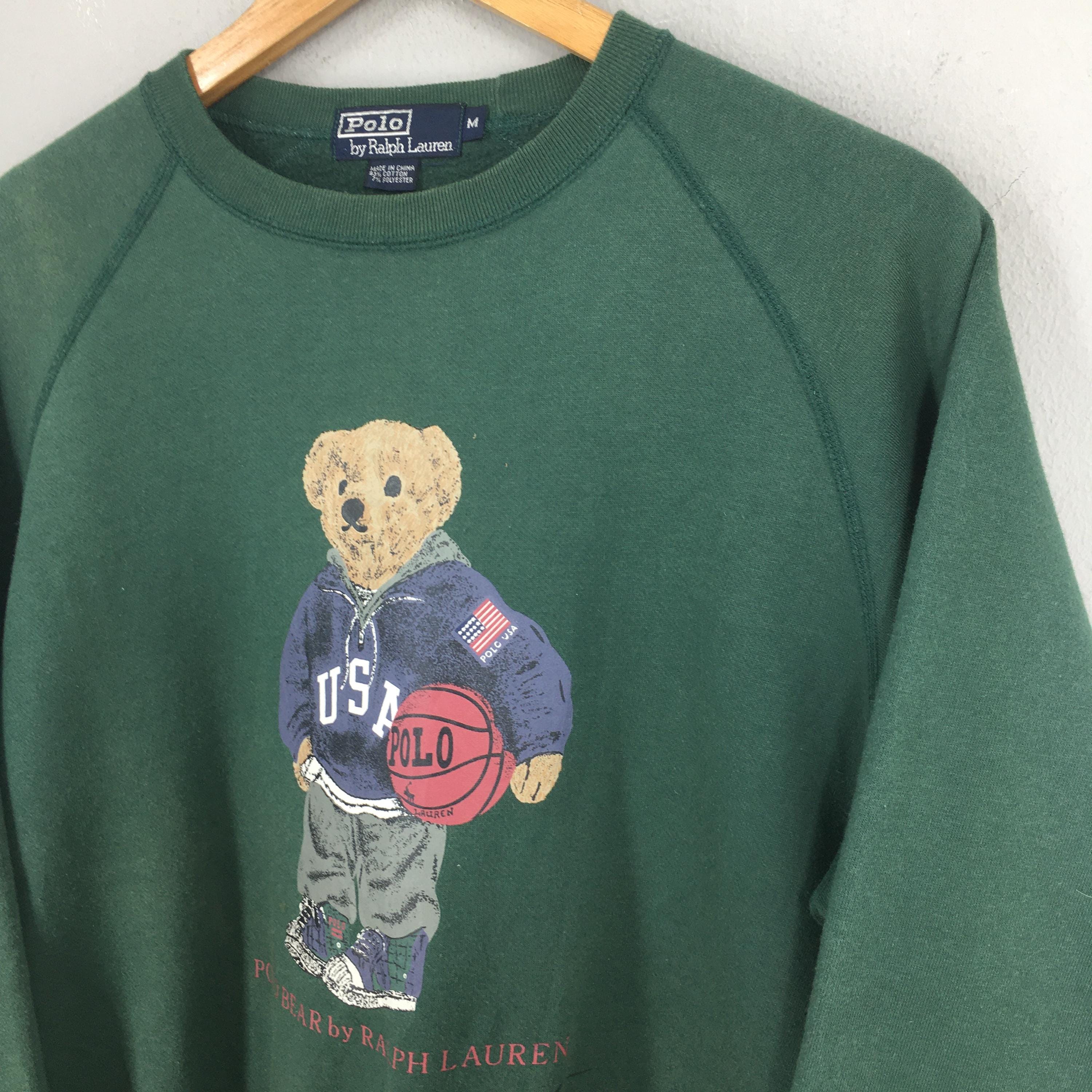 トップス vintage POLORALPHLAUREN PoloBear 90's vintage polo bear ralph lauren sweater bear long sleeve t