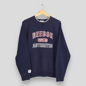 Vintage 90s Reebok England Retro Crewneck Medium Reebok Classic Logo Jumper Reebok Sportswear Sweater Reebok University Pullover Size M
