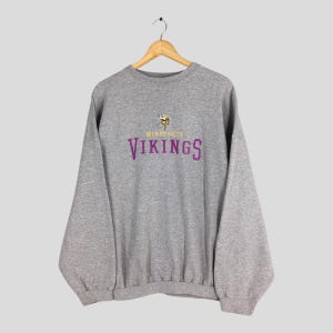 vintage des années 90 Minnesota Vikings NFL Rugby Sweatshirt 3XLarge Vikings Ligue nationale de football pull Vikings pull Minnesota pull 3XL