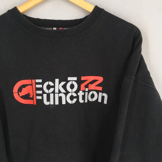 Vintage Ecko Function Black Sweatshirt XLarge Eck… - image 2