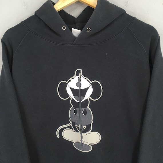 トップス NUMBER (N)INE Mickey print sweatshirt Vintage Number (n)ine Mickey Mouse Hoodie Sweatshirt Xlarge
