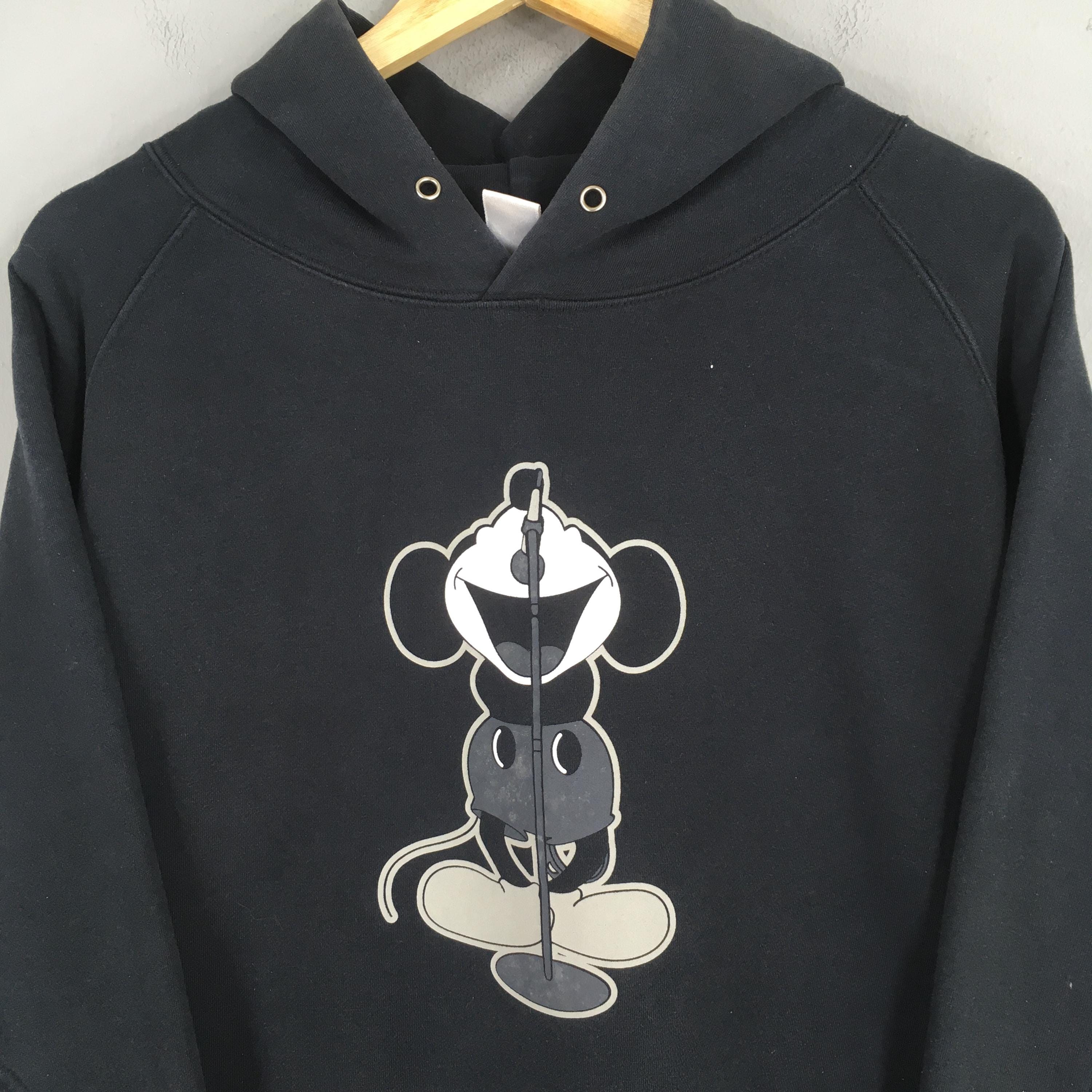 トップス NUMBER (N)INE Mickey print sweatshirt Vintage Number (n)ine Mickey Mouse Hoodie Sweatshirt Xlarge