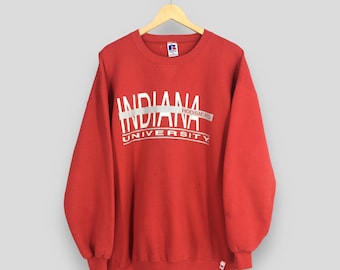 Vintage IU Indiana Universität Sweatshirt 2XLarge Indiana Hoosiers Pullover Indiana Gedruckt Zauber heraus Pullover Indiana College Ncaa Pullover XXL