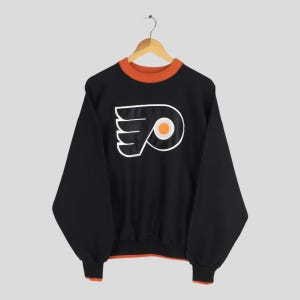 Vintage Philadelphia Flyers NHL Hockey Sweatshirt Große Philadelphia Flyers Stickerei Pullover Flyers National Hockey League Pullover Größe L